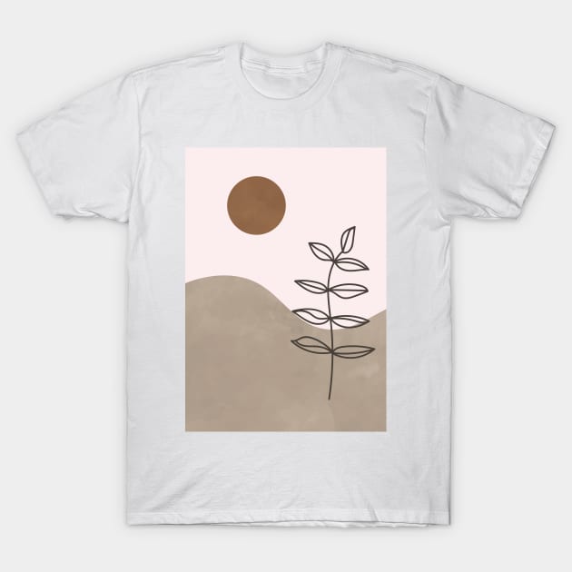 Abstract sun print tee sales